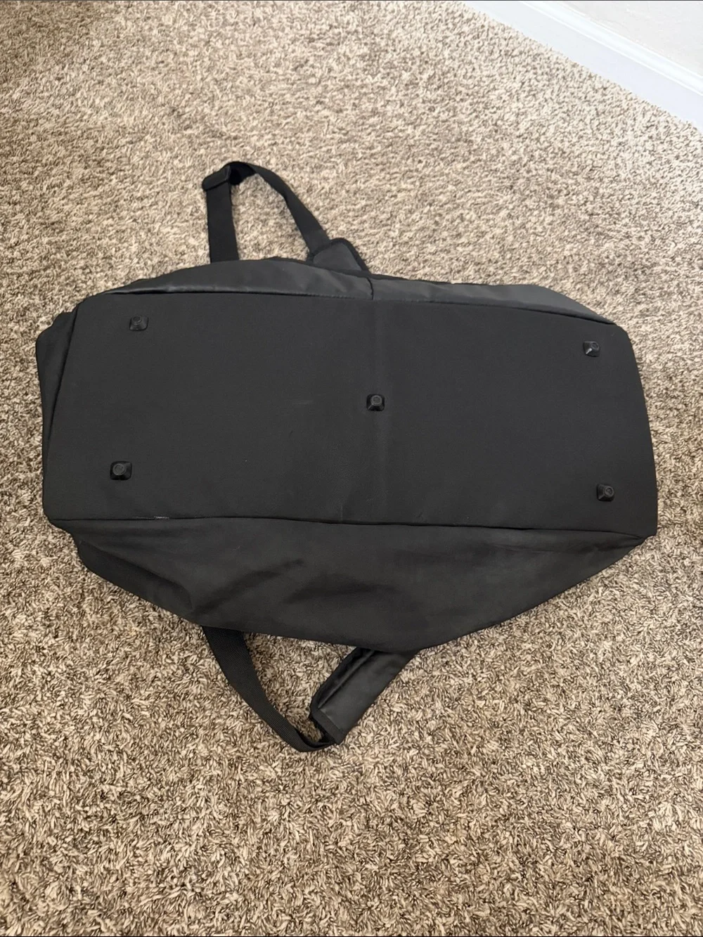 Puma Black Duffel Bag with White Logo